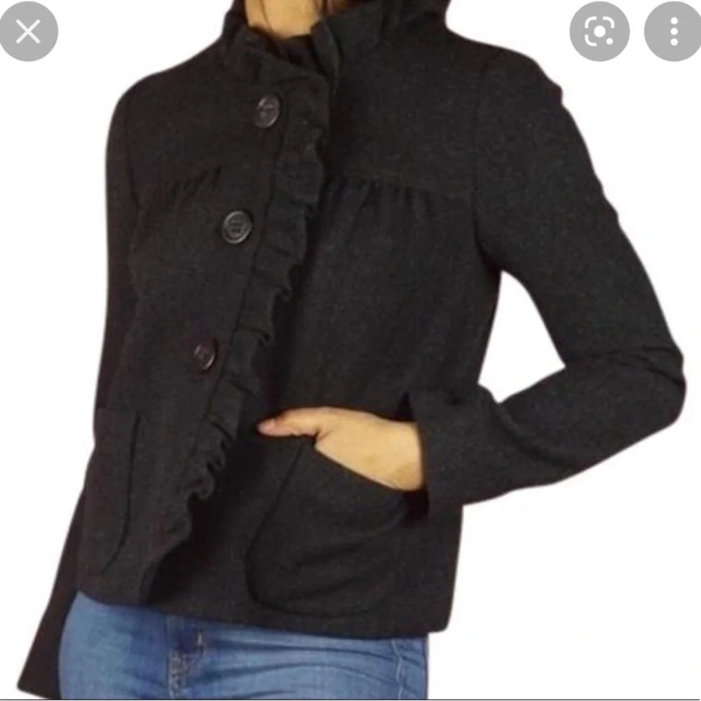 J. Crew Charcoal Fiona Jacket